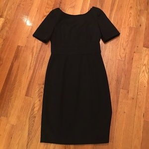 JCrew Wool Black Dress